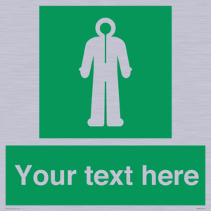 Custom sign safe condition Survival clothing